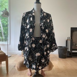 Topshop co-ord blazer and shorts flowery set (different sizes, see description)